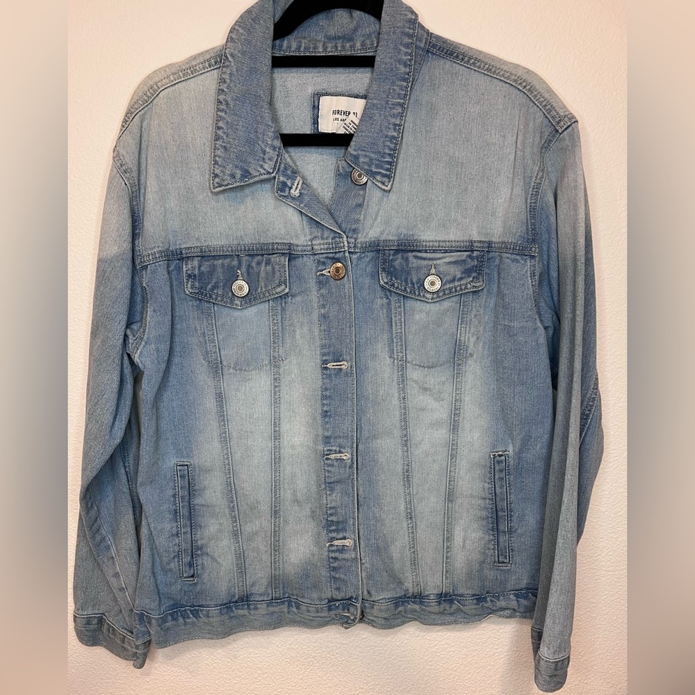 Forever 21 light denim Jean Jacket